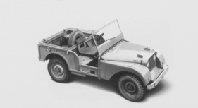 Land Rover 80 (1947) - mit Zentrallenkung bei einem Prototypen