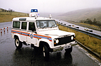 Land Rover Defender (1985) - als Polizei-Auto