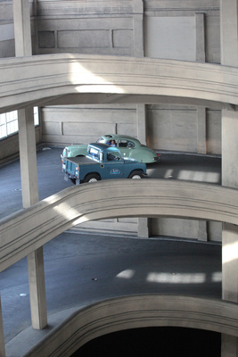 Land Rover S1 88 Pickup (1960) - Teststrecke auf dem Dach der Lingotto-Fabrik in Turin - Alpenbrevet 2019 (1960)