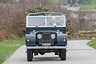 Land Rover Serie I 86 (1955) - gute Sicht aus dem geöffneten Wagen