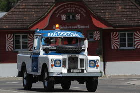 Land Rover Series 109 III (1977) - mit Einsatzbemalung - Oldtimer in Obwalden (O-iO) 2019 (1977)