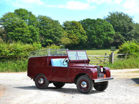 Land Rover Series I 4x4 Royal Review Vehicle (1953) - Lot 258 at the Bonhams Goodwood Revival Auction on September 9, 2023