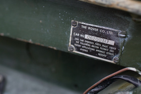 Land Rover Station Wagon Tickford (1950) - Typenschild