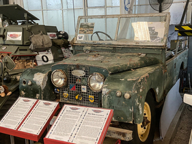Land Rover in very "authentic" condition - Cyprus Historic & Classic Motor Museum