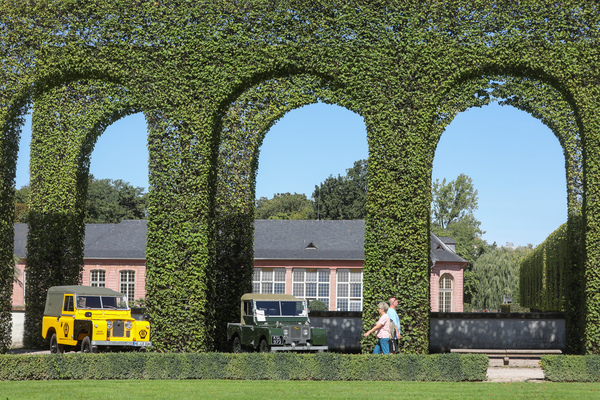 Land Rover präsentierte historische Modelle - 19. ASC Classic-Gala Schwetzingen 2023