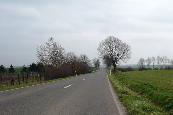 Lange Gerade, damals wurde hier voll "gebrettert"
