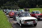 Lange Schlagen vor dem Eingang zum BCM - 35. British Car Meeting auf dem Flugplatz Mollis