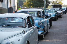 Lange Warteschlange vor dem Eingang - Dolder Classics September 2020 Lange Warteschlange vor dem Eingang - Dolder Classics September 2020