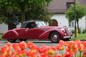 Lanica Aprilia Spider Tipo Miglietti Pininfarina (1939) - am Concorso d'Eleganza Italiauto in St. Urban am 3. Mai 2015