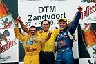 Bild: Laurent Aiello und Hans-Juergen Abt beim DTM Rennen in Zandvoort im Jahr 2002