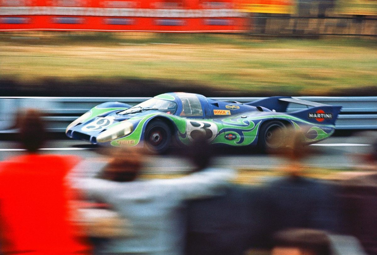 Le Mans 1970 - Porsche 917 LH von Martini Racing mit der bekannten Hippie-Lackierung - erreichte Platz 2