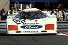 Le Mans 1982 - Der Ford C100 mit Marc Surer und Manfred Winkelhock - Im Cockpit erkennt man den Helm von Marc Surer mit dem BULER Schriftzug
