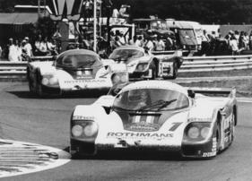 Le Mans 1982 - Die Gesamtsieger Porsche 956 - Die Startnummern entsprachen genau den Schlussplatzierungen!