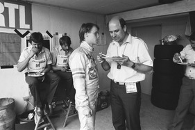 Le Mans 1982 - Peter Sauber und Siegfried Müller Jr. (Fahrer des Sauber C6 #19)