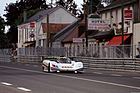 Le Mans 1991 - Keke Rosberg im Peugeot 905 anfangs Hunaudières - nach 68 Runden mit einer defekten Schalthydraulik ausgeschieden