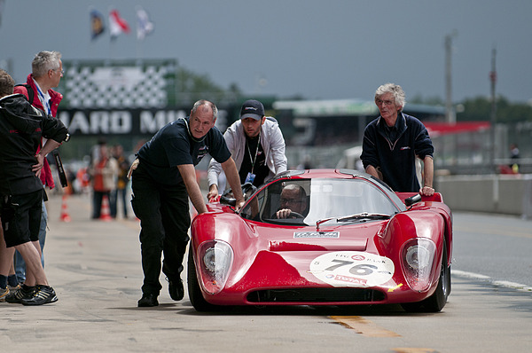 Le Mans Classic 2012 - Das Wetter änderte sich am Samstag sehr rasch - von strahlend heissem Sonnenlicht zu kühl pfeiffenden Winden