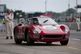 Le Mans Classic 2012 - Ferrari 250 LM from Grid 4 on the way to the gas station