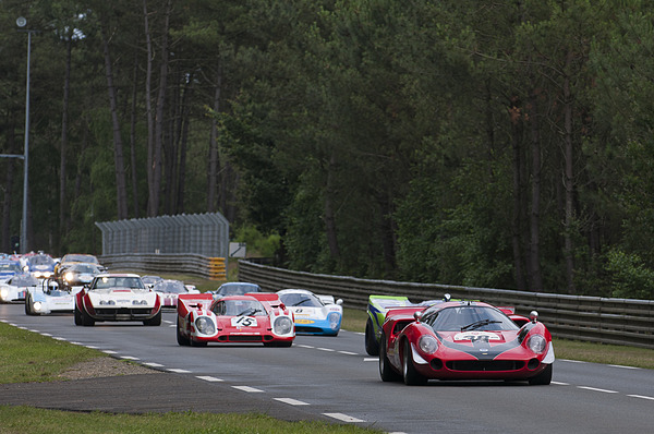 Le Mans Classic 2012 - Grid 5 Einwärmrunde