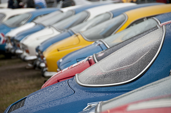 Le Mans Classic 2012 - Hunderte von Renault Alpine haben sich auf dem Marken-Club Gelände versammelt