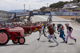 Le Mans start for the tractor race - Porsche Rennsport Reunion 2018