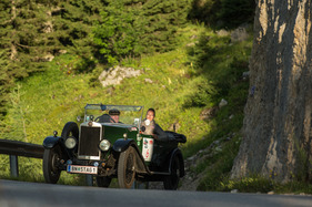 Lea Francis 12/40 P-Type Tourer (1929) - mit Startnummer 006 an der Ennstal-Classic 2017