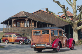 Lea-Francis 14 HP Estate Car (1951) - Parallelen und Unterschiede - der LF hat einen Vierzylindermotor, der Chevrolet Fleetmaster von 1948 einen Sechszylinder