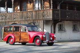 Lea-Francis 14 HP Estate Car (1951) - ab 1950 hatten auch die 14-HP-Kombi-Modelle integrierte Scheinwerfer