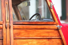 Lea-Francis 14 HP Estate Car (1951) - die Vordertüren öffnen nach hinten