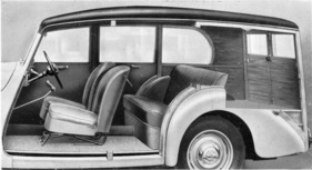 Lea-Francis 14 HP Estate Car (1951) - gute Raumausnützung