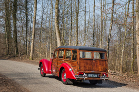 Lea-Francis 14 HP Estate Car (1951) - ziemlich kantig das Heck Lea-Francis 14 HP Estate Car (1951) - ziemlich kantig das Heck