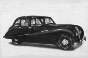 Lea-Francis 18 HP (1949) - an der London Motor Show 1949 augenommen