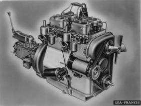 Lea-Francis 18 HP (1949) - der neue 2,5-Liter-Motor