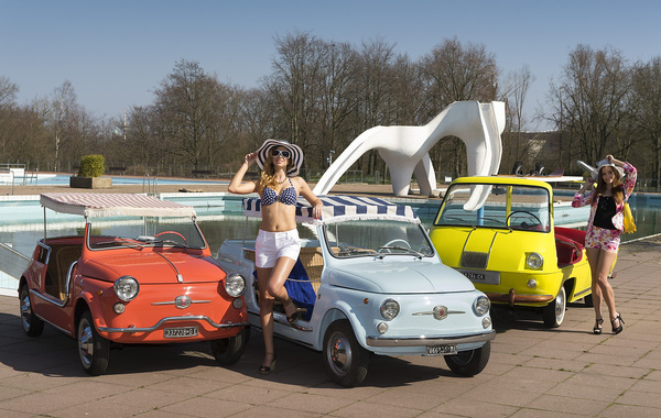 Image: Legendary Fiat Jollys and beautiful girls whet the appetite for Techno-Classica Essen 2015