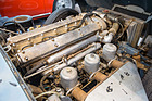 Leicht verwitterter Motor eines Jaguar E-Type – Techno Classica 2023