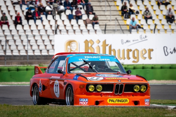 Bild Leopold Prinz von Bayern im BMW 3.0 CSL