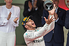 Lewis Hamilton freut sich - F1 Grand Prix von Monaco 2016