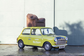 Leyland Mini 1000 "Mr. Bean's Mini" (1976) - as lot 084 at the Bonhams MPH Bicester Heritage sale on March 20, 2021