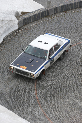 Leyland P76 (1973) - an der Rallye Peking-Paris 2013 - Sonderprüfung Tremola Tag 31