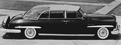 Lincoln  (1950) - mit verlängertem Radstand bestellt für Präsident Truman - Präsident Eisenhower liess 1954 ein transparentes Dach anbauen