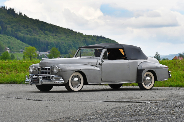 Lincoln Continental V12 Convertible Coupe (1947) - as lot 37 at the Swiss Classic World auction of the Oldtimer Gallery on June 1, 2024