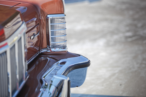 Lincoln Continential mit scharfkantigen Details - Dolder Classics September 2016