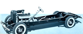 Lincoln K Series (1939) - das Chassis ohne Aufbau