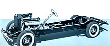 Lincoln K Series (1939) - das Chassis ohne Aufbau