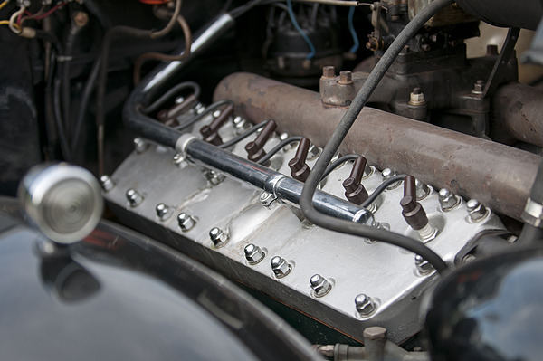 Lincoln Model K V12 LeBaron Coupe (1936) - der V12-Motor mit 6,8 Litern Hubraum