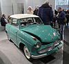 Lloyd Alexander (1958) - der Unfallwagen stiess auf viel Interesse und regte manche Diskussion an - Bremen Classic Motorshow 2019