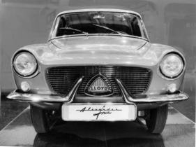 Lloyd Alexander Frua - extravagant - Genfer Autosmobilsalon 1959