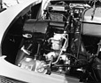 Lloyd Alexander TS (1958) - Blick auf den kleinvolumigen Motor