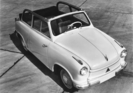 Lloyd LC 600 (1955) - Internationale Automobilausstellung (IAA) in Frankfurt 1955 - Seitenansicht, rechts-vorne