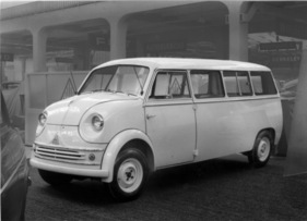 Lloyd LT 600 - auch eine Kombi-Variante, im Stile eins Kleinbusses - Genfer Autosmobilsalon 1959