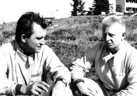 Lodovico Scarfiotti und Herbert Müller am Gaisbergrennen 1965